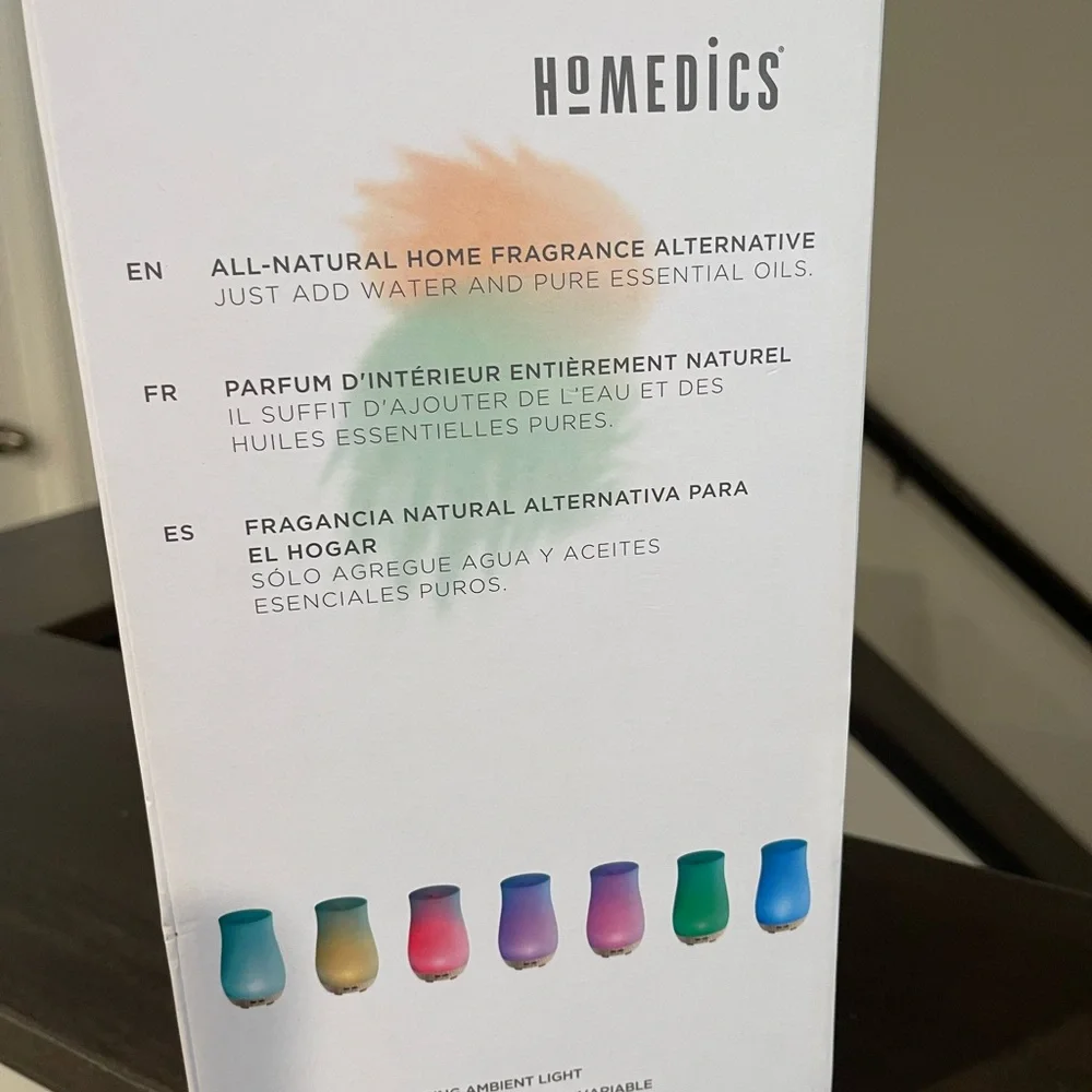 HoMedics Blue Ultrasonic Aroma Diffuser
